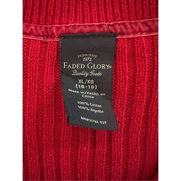 Bundle of 3 Cable Knit V Neck Sweaters (1X) - Picture 4 of 14